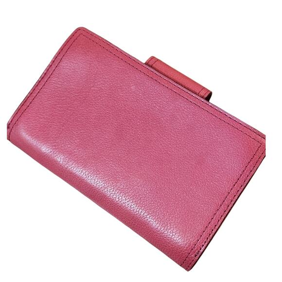 Kate spade twist lock magnetic closure pink wallet - Picture 3 of 8